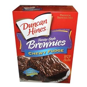 Duncan Hines Family Style Brownies Chewy Fudge Flavor 4 Pouches of Delicious by Duncan Hines