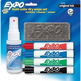 Expo Original Dry Erase Marker Starter Kit, Pack of 6 (83153)