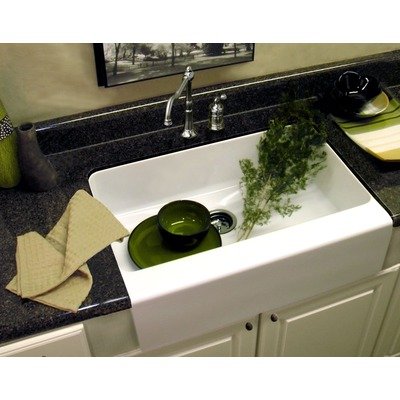 Advantage Primrose Apron Front Single Bowl Undermount Kitchen Sink Finish: Textured Azurite