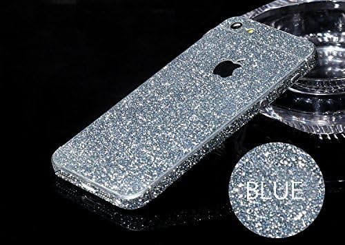 HXH 2016 iPhone SE Bling Full Body Sticker Luxury iPhone SE 5G 5/5s Crystal Diamond Film Glitter Screen Protector Skin Sticker (Blue)