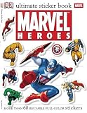 Marvel Heroes [With More Than 60 Reusable Full-Color Stickers][STICKER BK-MARVEL HEROES][Paperback]