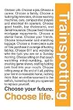 Trainspotting - Life Words Art Print Poster By Unknown, 24  x 36 