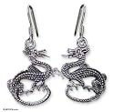 Earrings, 'Dragon Duet'