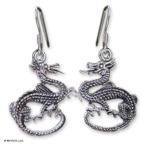 Earrings, 'Dragon Duet'