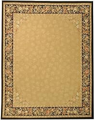 Handmade Chinese Aubusson Collection "Rennes Design" Wool Rug