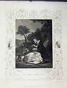 c1860 BIBLE STUDY SCENE GOOD SAMARITAN INJURED MAN DOG