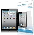 amFilm Premium HD Clear Screen Protector for Apple iPad 4, 3, 2 and iPad with Retina Display (Pack of 2)