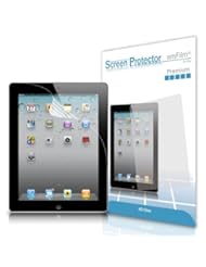 PC Accessory: amFilm Premium HD Clear (Invisible) Screen Protectors for Apple iPad 4/3/2 and iPad with Retina Display (2-Pack) with Lifetime Warranty (NOT for iPad Air/iPad 5) - amFilm