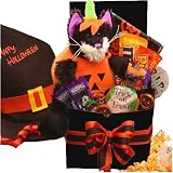 Happy Halloween Gift Box of Chocolate and Candy Treats - Halloween Gift Basket