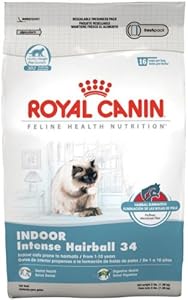 Royal Canin Dry Cat Food, Intense Hairball 34 Formula, 15-Pound Bag Royal Canin Dry Cat Food, Intense Hairball 34 Formula, 15-Pound Bag
