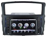 Koolertron(TM) For 2006-2011 Mitsubishi Pajero DVD Player With indash GPS Navigation Sat Nav Systems and 7 Inch Digital HD Touchscreen /Radio AM FM /Bluetooth /iPod Control