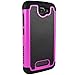 Alcatel One Touch Fierce 2 and Alcatel Pop Icon Cyber Defender Case - Pink by ElBolt with Free HD Screen Protector