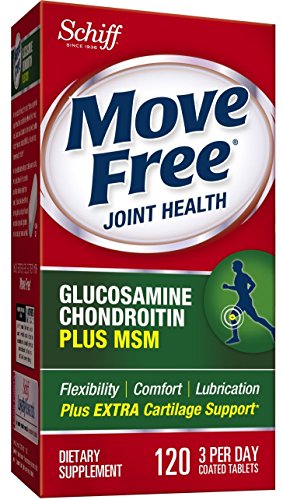 Move Free Advanced Plus MSM, 120 tablets - Joint Health Supplement with Glucosamine and Chondroitin