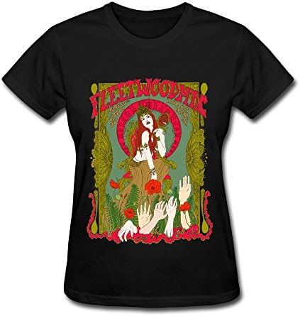 YIRONG Women's Fleetwood Mac Rumours Rock Legends Raglan T-shirt Size XS