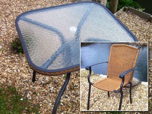 Bistro 80cm square 2 seater special top Bistro sets Bistro 80cm square 2 seater special picture