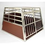 DGC002 Hundetransportbox aus Edelstahl Auto Transportbox Hundeboxvon "happypet"
