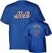 Jose Reyes Majestic Name and Number New York Mets Toddler T-Shirt - 2T