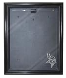 Minnesota Vikings Cabinet Style Jersey Display, Black