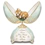 Kitten Dreams Collectible Cat Musical Egg by The Bradford Exchange