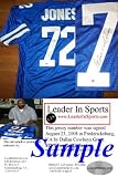 Ed "Too Tall" Jones Signed Blue Jersey - Dallas Cowboys Amazon.com