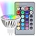 TORCHSTAR 12V 3W 3-in-1 RGB MR16 GU5.3 LED Light Bulb - Color Changing LED Spotlight w/IR Remote, Memory Function - 38 Degree Beam Angle