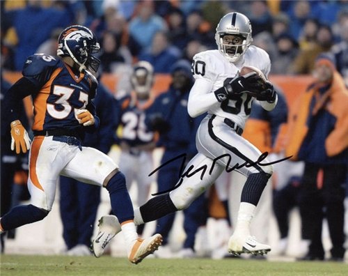 Jerry Rice Oakland Raiders Autographed/Hand Signed 8x10 Photo