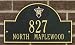 Tennessee Titans Black and Gold Personalized Address Plaque