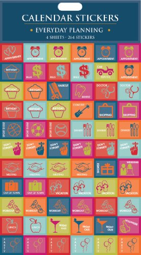 Everyday Planning 2012 Calender Stickers