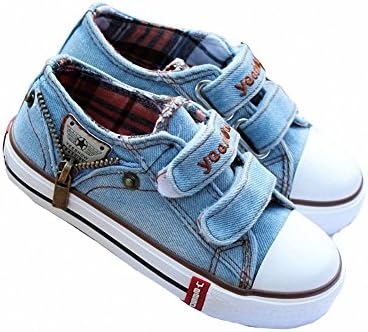 Hot Sale Boys Shoes Child Sneakers Children Fashion Sneakers for 1-5 Years Old Child (18cm, light blue)