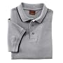 Harriton Pique Polo w/Tipping/WHITE