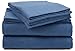 Amazon Brand – Pinzon Heather Jersey Sheet Set - Twin Extra-Long, Chambray Heather