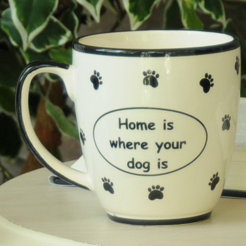 Tumbleweed Pottery 'Home Is Where Your Dog Is' Pet Coffee Mug