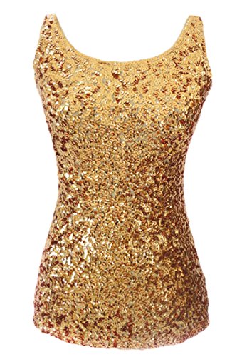 Pink Queen®Women's Sequins Sleeveless