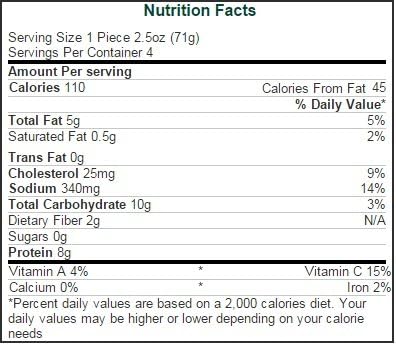 DR PRAEGER Fillet Cod Southern Cornmeal Crusted Patties, 4 Count (Pack of 12)