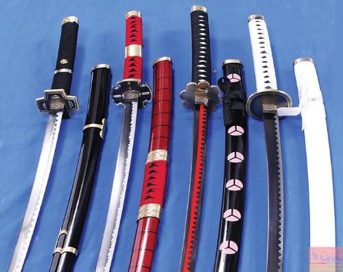 AIT Collectibles S2628 Anime ONE Piece Roronoa Zoro Sword New Fantastic Design Blades 41.1" LOT 4