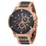 Oniss Paris Men's ON612-MRG BLK Ceramic Swiss ISA Movement