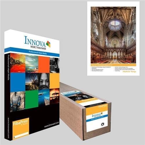 Innova Art Photo FibaPrint, Brilliant Matte White Inkjet Paper, 280gm2, 11x17", 25 Sheets.