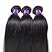 Queen Plus Hair 7a Unprocessed Brazilian Virgin Human Hair 3 Bundles Mixed Size Length Straight Weave Hair