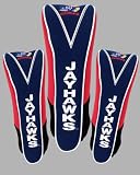 University of Kansas Jayhawks 3 Driver Head Cover Set