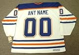 EDMONTON OILERS 1980's CCM Vintage Throwback Home Hockey Jersey Customized with Any Name & Number(s)