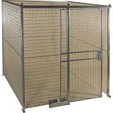 read full review AK Quik-Fence Security Room - 8ft.W x 8ft.D x 8ft.H, 4-Sided, Model# AKQWK888-4
