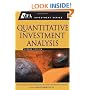 Quantitative Investment Analysis (CFA Institute Investment Series)