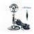 Cubeternet USB 2.0 Webcam with Microphone + Bright LED Lights (UVC-Compliant) for PC, Mac and Linux
