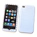 Apple iPhone 4 (NOT 4S) (AT&T) Diamond Skin Case Protector with "Diamond Texture Grip" White
