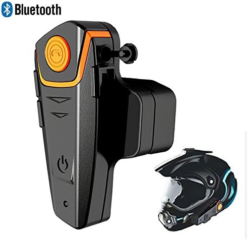 MyBDJ 1PC 1000m Waterproof Wireless Motorcycle Bluetooth Helmet Stereo Headphone Waterproof BT Wireless Bluetooth 3.0 Intercom Headsets Motorcycle Helmets Hand Free Headphone FM US