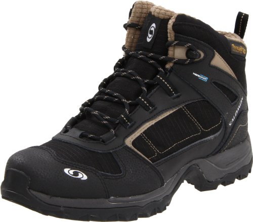Salomon Men's Wasatch Casual Boot,Black/Ashpalt/Thyme,12 M US