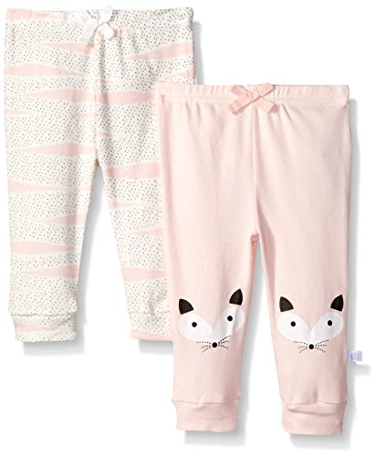 Rosie Pope Baby 2 Pack Pants, Pink, 6-9 Months