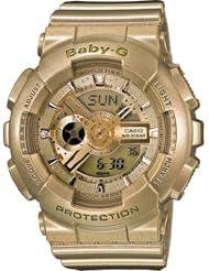 Casio Baby G Yellow Metalic Analog Digital Ladies Watch BA111-9ACR