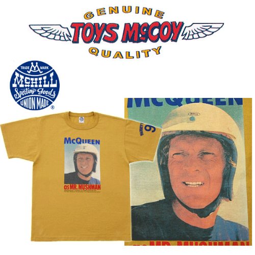 トイズマッコイ Ｔシャツ　“HARVEY MUSHMAN 98”スティーブ・マックイーン BUCO S