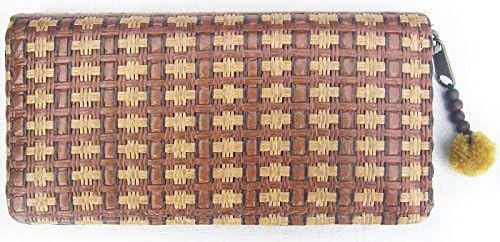 Weave Pattern Mhong Hill Tribe Wallet Money Bag Hippie Wristlet Thailand Style
